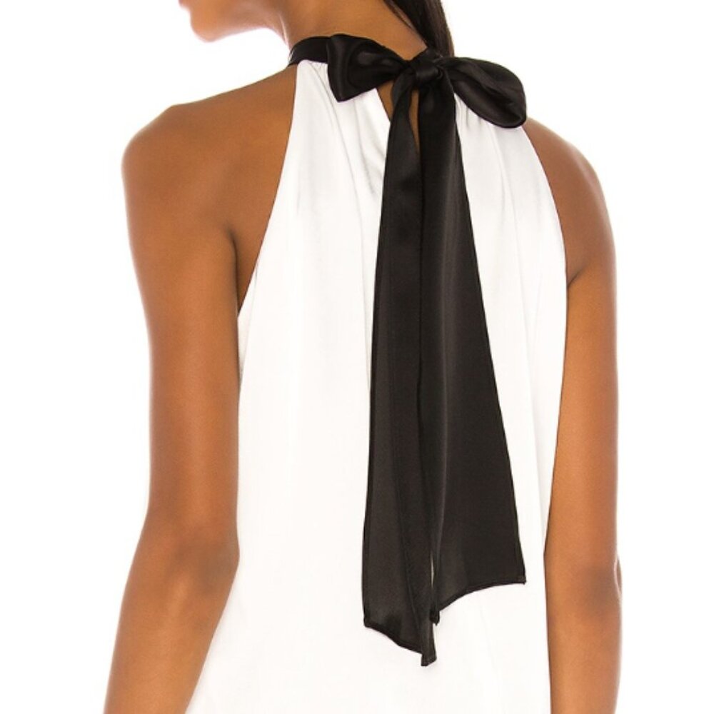 NWT Alice + Olivia Maris Keyhole Halter Top/Blouse - Size Small